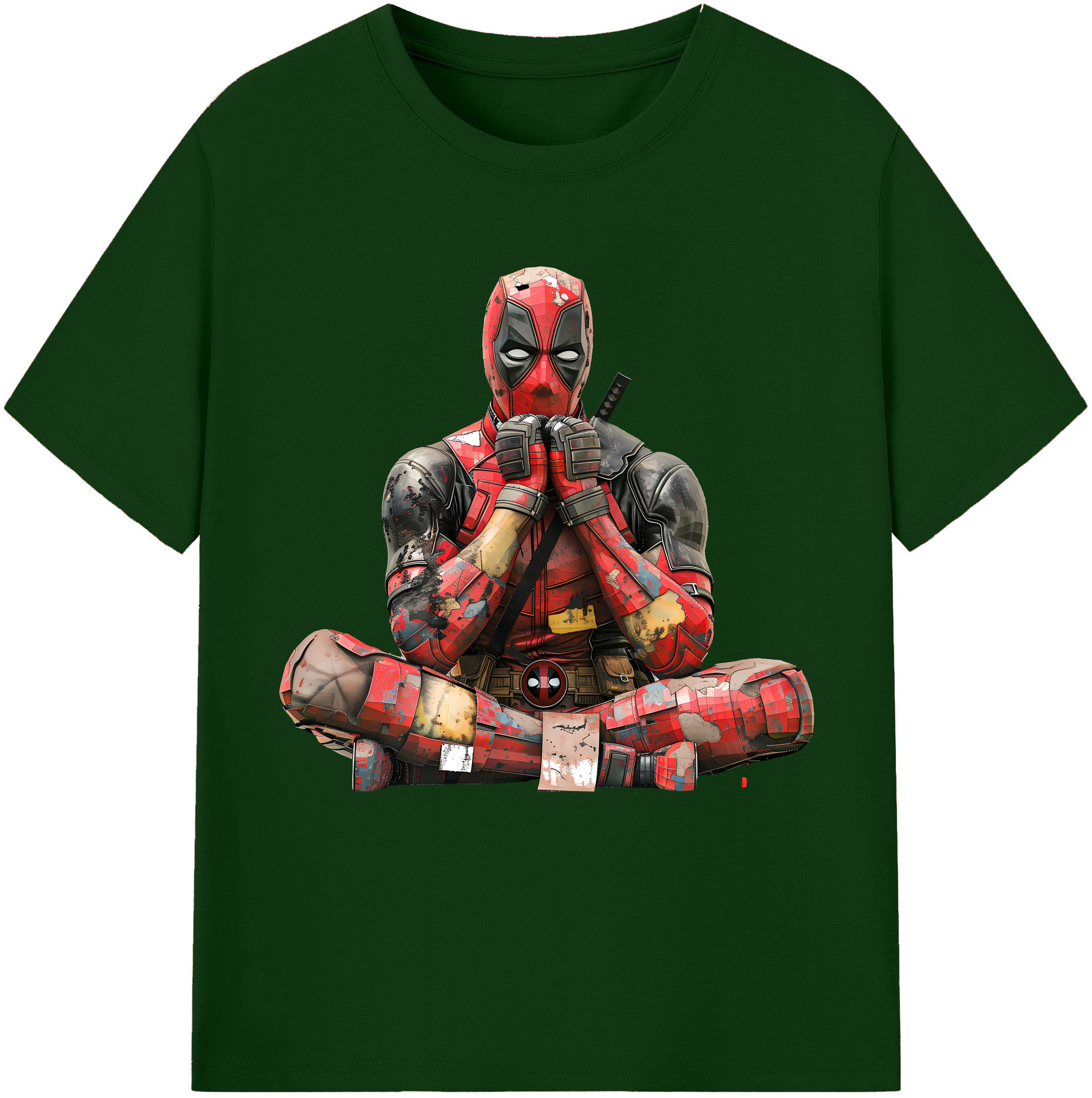 （画像用） Deadpool デッドプール 綿100％半袖Tシャツ（フロントプリント）